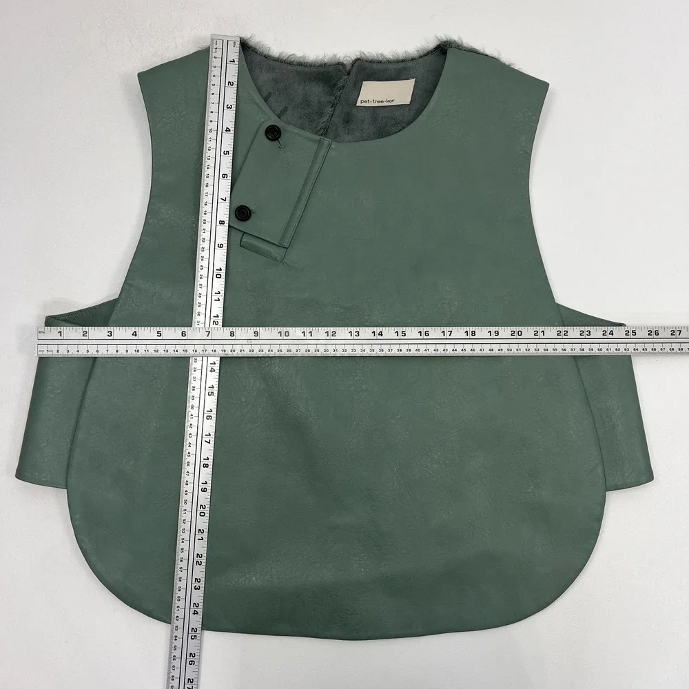Pet-tree-kor Plank Root Vest Sage‎ Green Mens 48 (Large) Cybercore Urban Modern